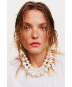 Zara Pack of 2 faux pearl necklaces сохранить 