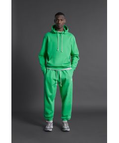 Zara Брюки jogger waist cotton , Цвет: Зеленый, Размер: S