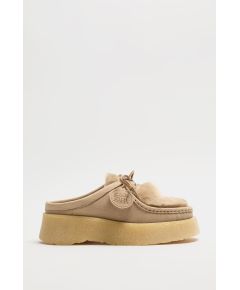 Zara Туфли-мюли clarks® x zara из кожи, Цвет: Коричневый, Размер: 35