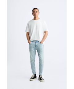 Zara Скинни-джинсы, Цвет: Синий, Размер: EU 46 (US 36)