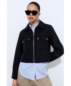 Zara   софт короткий жакет , Цвет: Синий, Размер: M