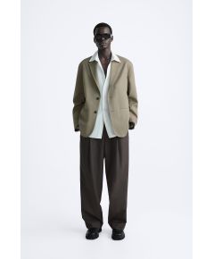 Zara **пиджак свободного кроя , Цвет: Бежевый, Размер: M (US M)