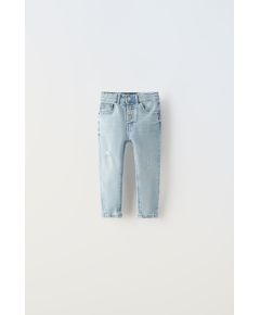 Zara Джинсы-скинни с пуговицами , Цвет: Синий, Размер: 9-12 месяцев (80 см)
