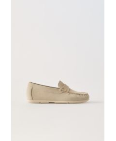 Zara Мокасины из кожи , Цвет: Коричневый, Размер: 39 (24,9 см)
