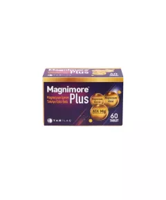 Magnimore Plus, пищевая добавка с магнием, 60 капсул