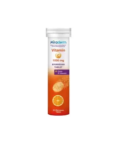 Miraderm Vitamin C 1000 мг 20 быстрорастворимых таблеток