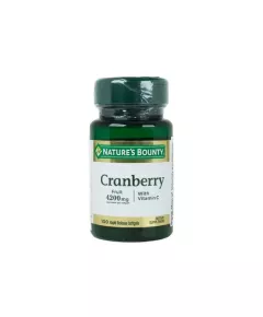 Natural Bounty Vitamin C + Cranberry, пищевая добавка с экстрактом клюквы, 100 капсул