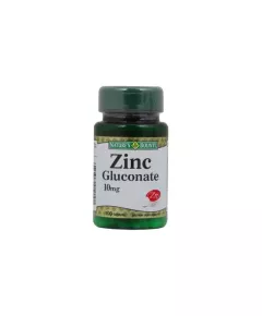 Nature's Bounty Zinc Gluconate, 10 мг 100 таблеток