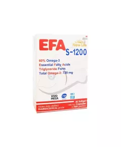 New Life EFA S-1200 Omega 3, 45 капсул