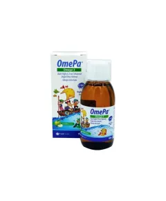 OmePa Omega 3 сироп с ароматом яблока, 150 мл