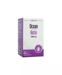 Orzax Ocean Biotin 5000 мкг 60 капсул