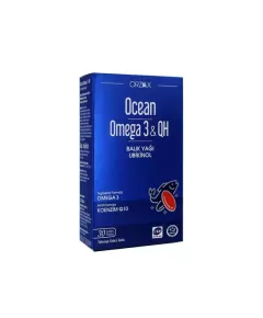 Orzax Omega 3 & QH 30 капсул