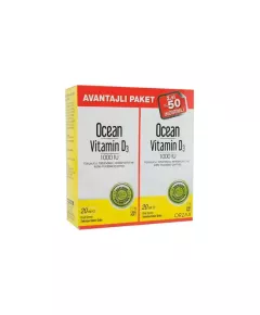 Orzax Ocean Vitamin D3 1000 IU 2 х 20 мл