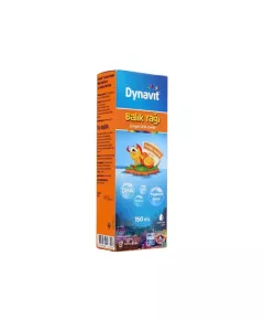 Dynavit fish oil, рыбий жир с ароматом апельсина, сироп 150 мл