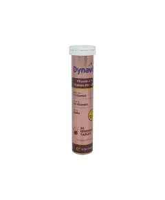 Dynavit Vitamin C + Vitamin D3+ Zinc, 20 шипучих таблеток