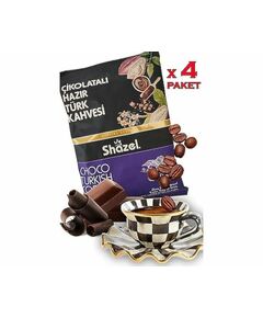 Shazel Special Chocolate Ready Turkish Coffee 100 Gr 4