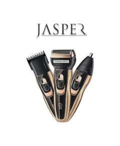 JASPER Jpr-2020 3-головочная синяя особая серия Титановый Pro машинка для бритья волос, бороды и носовых волос.