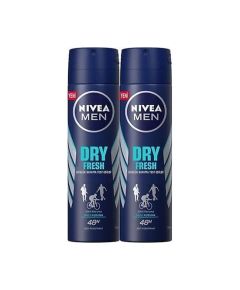 Nivea Men Dry Fresh 150 мл 2 штуки Дезодорант спрей