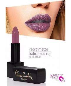Pierre Cardin Retro Matte Lipstick - Ретро матовая губная помада - Pink Rose - 136