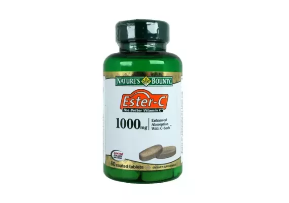 Natures Bounty Ester-C 1000 mg Vitamin C 60 таблеток