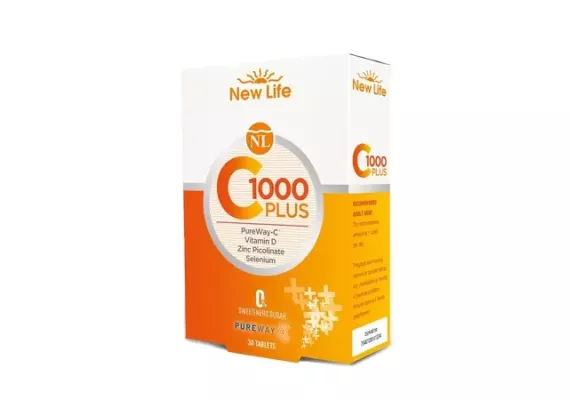 New Life C-1000 Plus, пищевая добавка, 30 капсул