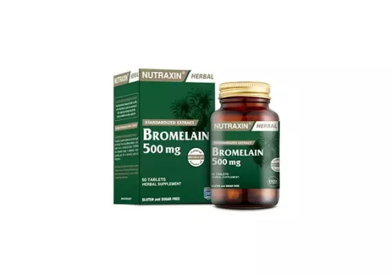 Nutraxin Bromelain со кусом ананаса 60 капсул