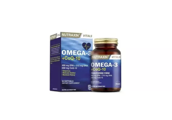 Nutraxin Omega-3 + CoQ-10 60 капсул