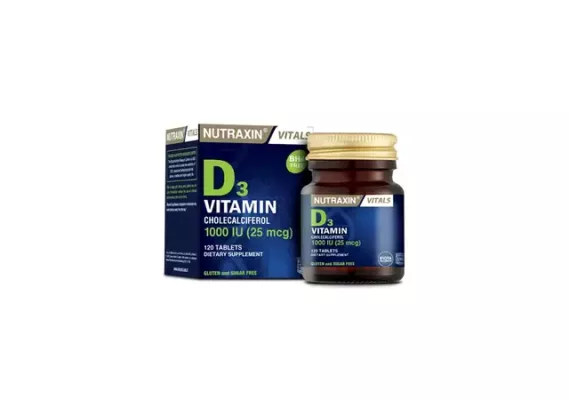 Nutraxin Vitamin D3 120 таблеток