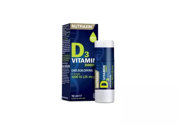 Nutraxin Vitamin D3, пищевая добавка, капли 10 мл.