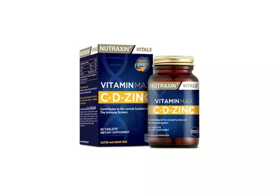 Nutraxin Vitamin Max C.D Zinc 60 таблеток