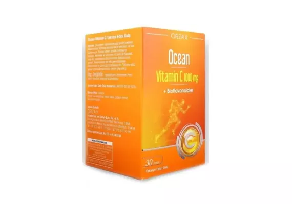 Orzax Ocean Vitamin C 30 таблеток