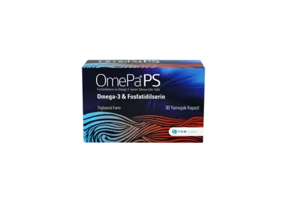 OmePa PS, Omega 3 + Phosphatidylserine, 30 капсул