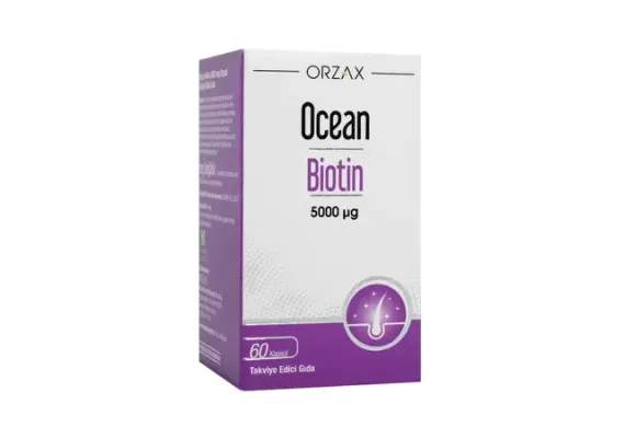 Orzax Ocean Biotin 5000 мкг 60 капсул