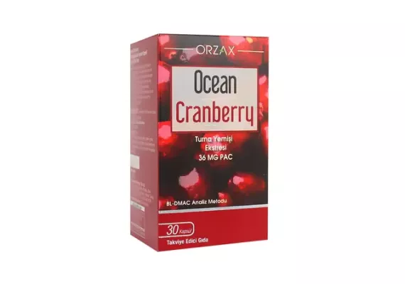 Orzax Ocean Cranberry, пищевая добавка 30 таблеток