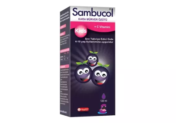 Sambucol Kids Black Экстракт чёрной бузины, Сироп 120 мл