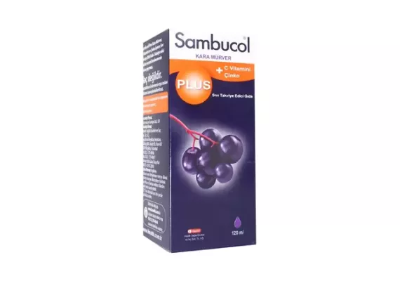 Sambucol Plus, Чёрная бузина, сироп 120 мл