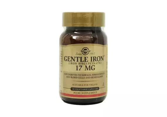 Solgar Gentle Iron 17 мг 90 капсул